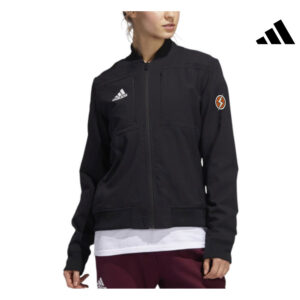 QC Shockers BB Adidas Women’s “Under the Lights” Urban Bomber jacket – Black