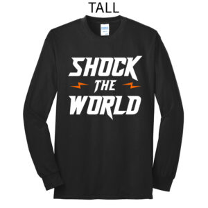 QC Shockers BB Tall Long Sleeve Tee-Black