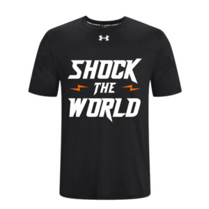 QC Shockers BB Under Armour Knockout Team Short sleeve performance T- Black