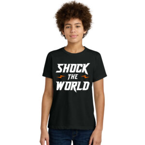 QC Shockers BB Next Level – Youth CVC Crew -Black