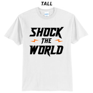 QC Shockers BB Tall Short Sleeve Tee-White