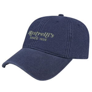 Rastrellis Washed Cotton Heavy Canvas snap back cap-Navy