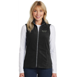 Rastrellis Port Authority Ladies Microfleece Vest-Black