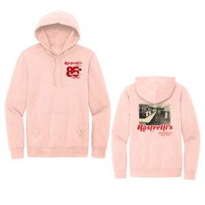 Rastrellis Unisex Rah-Rah District V.I.T. Fleece Hoodie-Rosewater Pink