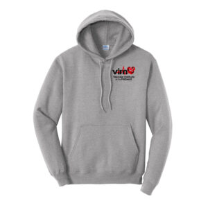 VIM  Unisex Fleece Hooded Sweatshirt-Athletic Heather