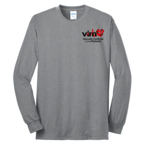 VIM Unisex Cotton Long Sleeve Tee-Athletic Heather