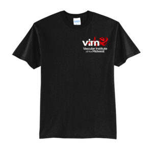 VIM Unisex Basic Short Sleeve Tee-Black