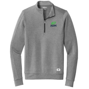 ADM Clinton OGIO Luuma 1/2-Zip Fleece Men-Petrold Grey Heather