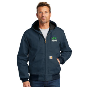 ADM Clinton Carhartt Thermal-Lined Duck Active Jacket Men-Dark Navy