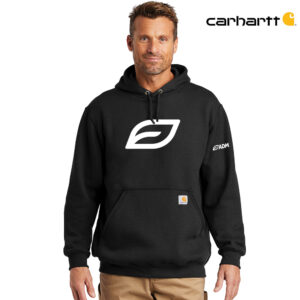 ADM Clinton Carhartt Adult Midweight Hooded Sweatshirt-Black