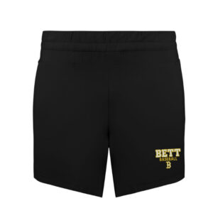 Bett Baseball Holloway Ladies Ventura Soft Knit Shorts -Black