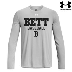 Bett Baseball Under Armour Men’s Team Tech Long Sleeve-Mod Grey