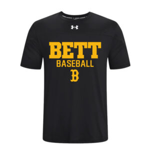 Bett Baseball Under Armour Knockout Team Short sleeve performance T- Black