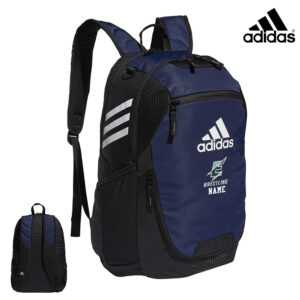 Belleville East Lancers Wrestling Adidas Stadium 3 Backpack – Team Navy