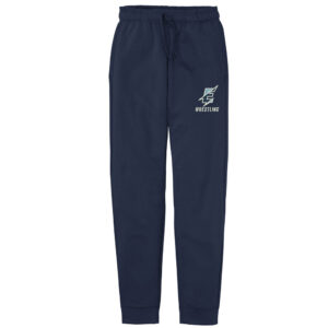 Belleville East Lancers Wrestling Men Core Fleece Jogger-Navy