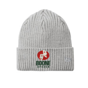 Boone Speech New Era Core Classic thick rib knit Cuff Beanie stocking cap-heather Grey