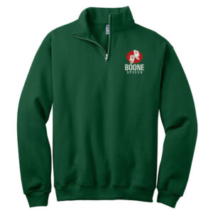 Boone Speech JERZEES Unisex Nublend Cadet Collar Sweatshirt-Forest