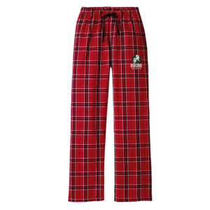 Boone Speech District Women Flannel Plaid Pant-New Red