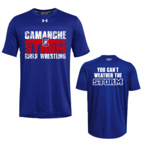 Camanche Girls Wrestling Under Armour Knockout Team Short sleeve performance T- ROYAL