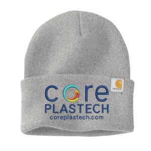 Core Plastech Employee Carhartt Acrylic Watch Cap 2.0 beanie stocking cap with cuff-Heather Grey