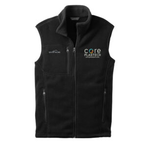 Core Plastech Employee Eddie Bauer Men- Fleece Vest -Black