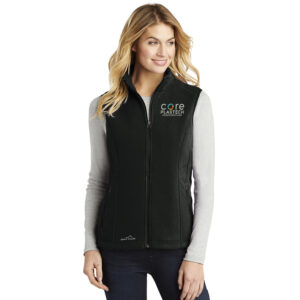 Core Plastech Employee Eddie Bauer – Ladies Fleece Vest jacket-Black