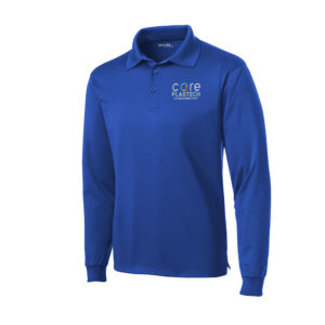 Core Plastech Employee Sport-Tek Men – Long Sleeve Micropique Sport-Wick Polo-True Royal