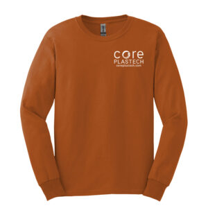 Core Plastech Employee Unisex Cotton Long Sleeve-Texas Orange