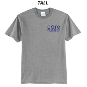 Core Plastech Employee Tall Short Sleeve Tee-Grey