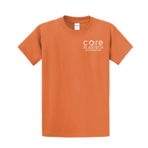 Core Plastech Employee Tall Essential T-Shirt-Orange Sherbet (3XLT ONLY)