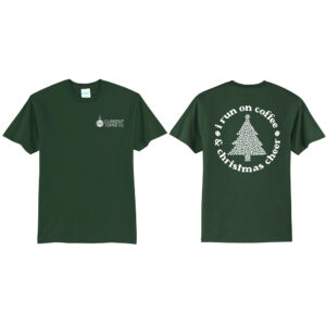 Current Christmas Unisex Short Sleeve Tee-Dark Green