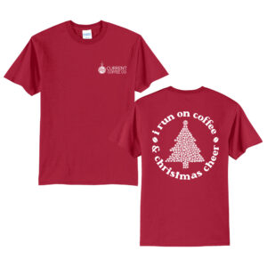 Current Christmas Unisex Short Sleeve Tee-Red