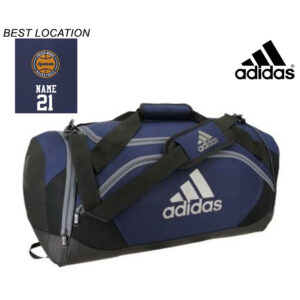 CM Boys Basketball Adidas Team Issue II Medium Duffel -Navy