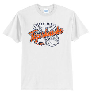 CM Boys Basketball Unisex Short Sleeve Tee-White