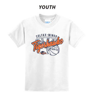 CM Boys Basketball Youth Short Sleeve Tee-White