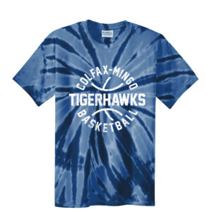 CM Boys Basketball Unisex Essential Tie-Dye Tee-Navy