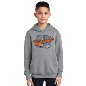 CM Boys Basketball Youth Fleece Hooded Sweatshirt-Athletic heather