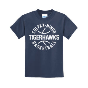 CM Boys Basketball Youth Short Sleeve Tee-Navy