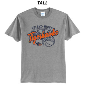 CM Boys Basketball Tall Short Sleeve Tee-Grey