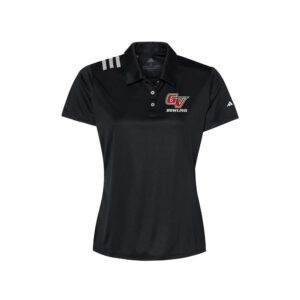 GV Bowl Adidas Women’s 3 Stripes Shoulder Polo-Black/White