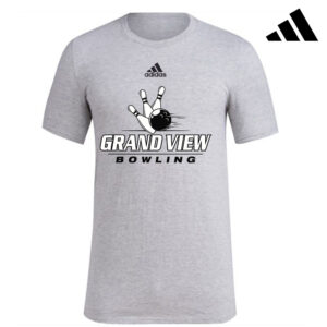 GV Bowl Adidas Fresh Badge of Sport short sleeve 100% ringspun cotton Tee – Medium Grey Heather