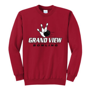 GV Bowl Unisex Fleece Crewneck Sweatshirt-Red