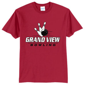 GV Bowl Unisex Short Sleeve Tee-Red