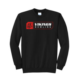 GV Bowl Unisex Fleece Crewneck Sweatshirt-Black