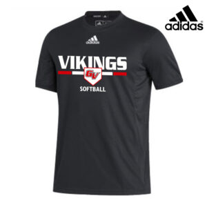 GV Vikings Softball Adidas Men’s Stadium Heat RDY Tee-BLACK