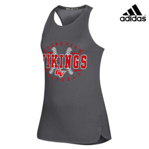 GV Vikings Softball Adidas Women’s Game Mode Training Tank – Grey Five