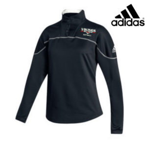 GV Vikings Softball Adidas Women’s Stadium 1/4 snap pullover – Black