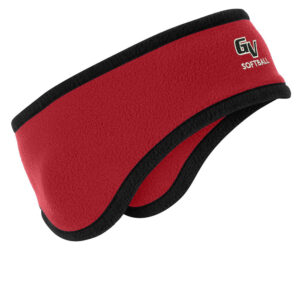 GV Vikings Softball Port Authority Two Color Fleece Headband OSFA-Red