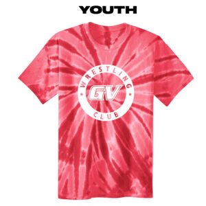 GVWC Winter YOUTH Essential Tie-Dye Tee-Red