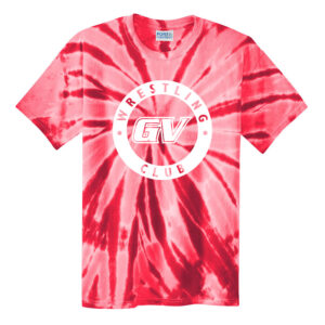 GVWC Winter Unisex Essential Tie-Dye Tee-Red